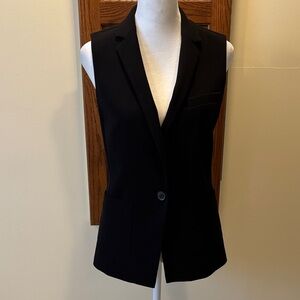 J. Crew Black Polyester Vest - size 00